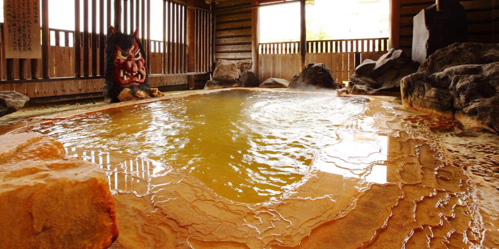 男鹿温泉「元湯 雄山閣」
