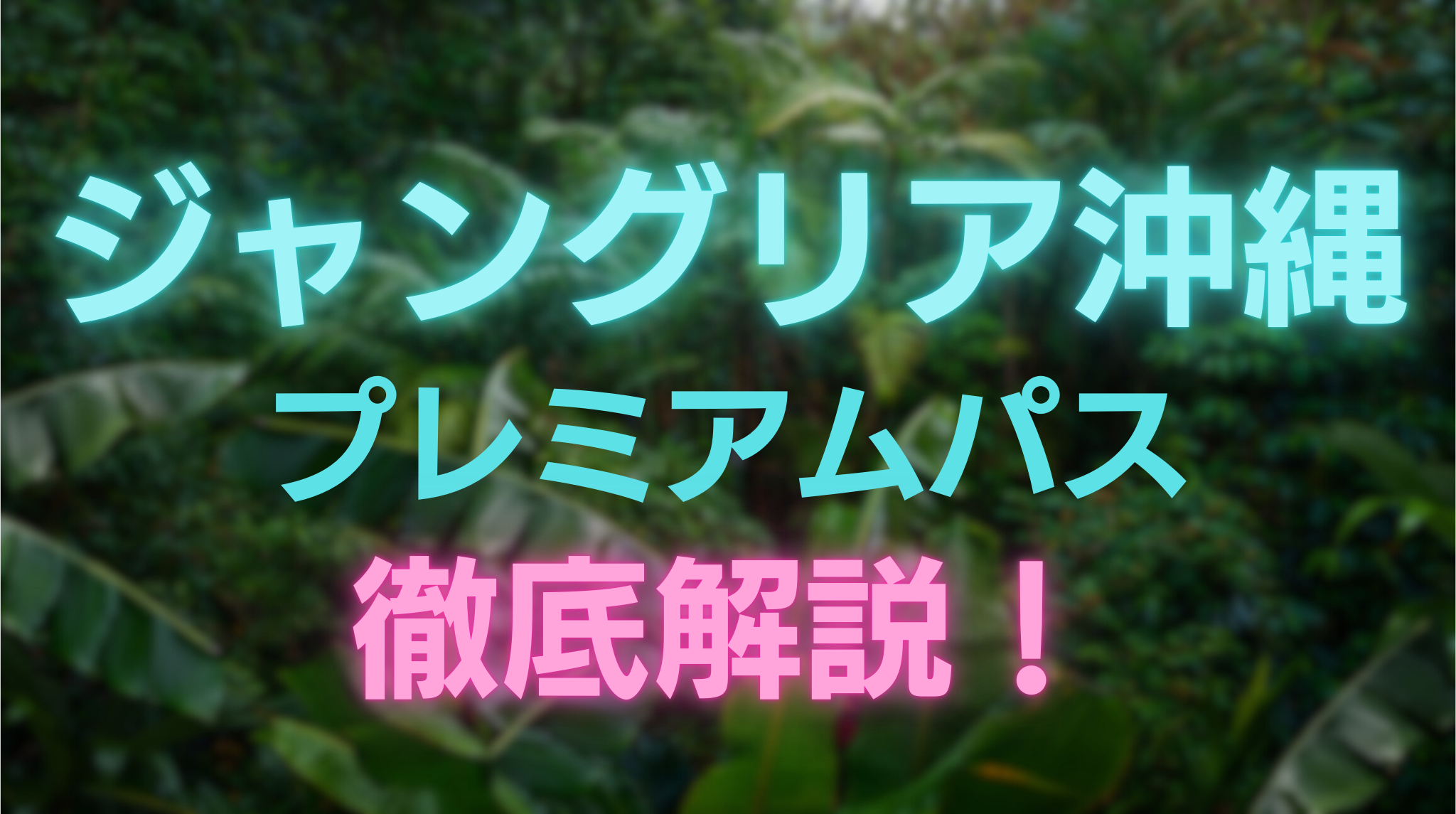 ジャングリアの「プレミアムパス」について徹底解説